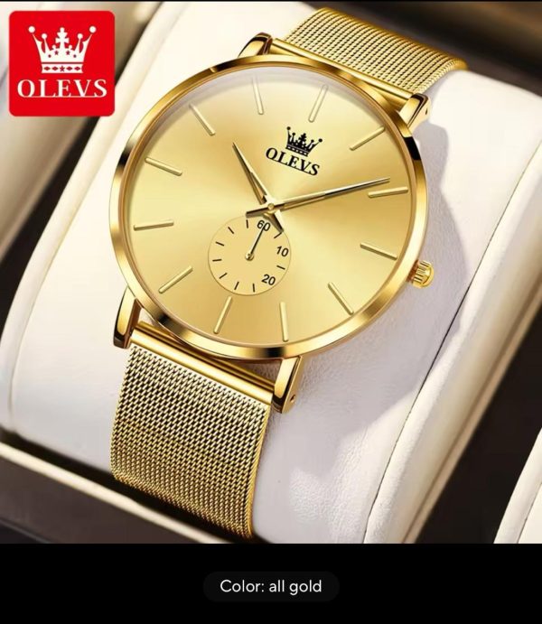 OLEVS Men's Watches Minimalism Ultra-thin luminous-waterproof Quartz - Image 5