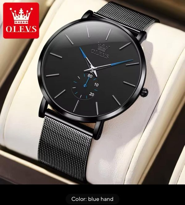 OLEVS Men's Watches Minimalism Ultra-thin luminous-waterproof Quartz - Image 3